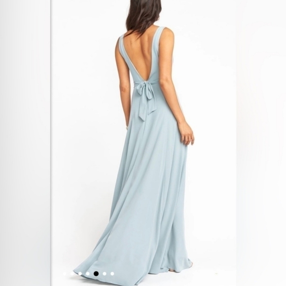 Show Me Your MuMu Dresses & Skirts - Show Me Your Mumu Jenn Maxi Dress Silver Sage Crisp NWT
